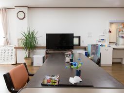 明るい共有スペース