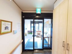 開放感のあるエントランス