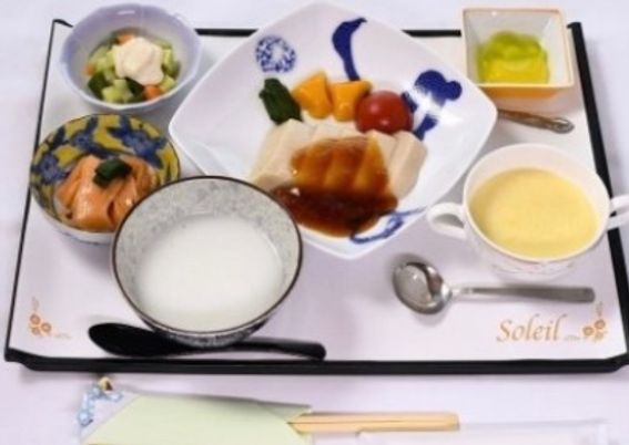 栄養満点の食事セット