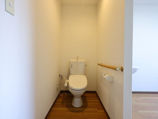 清潔なトイレ設備