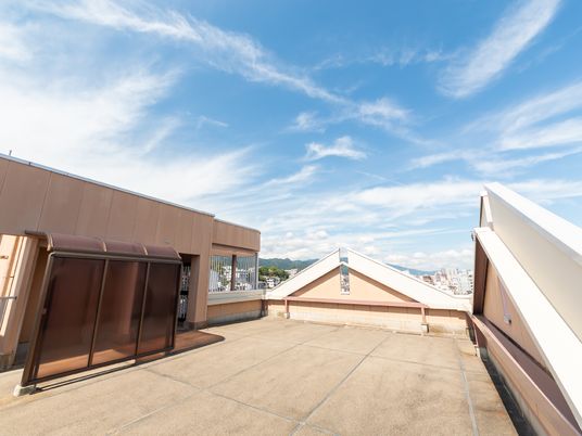 広々とした屋上空間