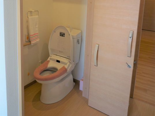 手入れの行き届いたトイレ