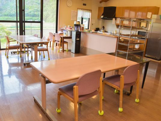 キレイな食堂の風景