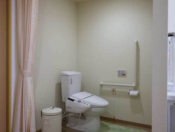 清潔なトイレの一角