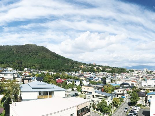 緑豊かな街並み景観