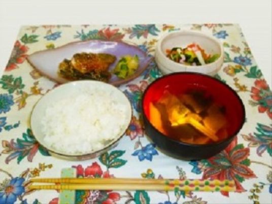 バランスの良い食事提供