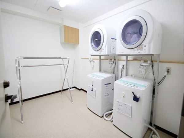 清潔な洗濯室