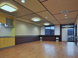 広々とした明るい機能訓練室