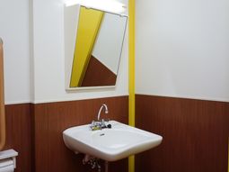 清潔感のある手洗い場