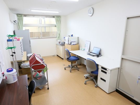 スタッフ用の作業スペース