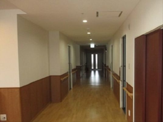 ケアの舞台となる廊下