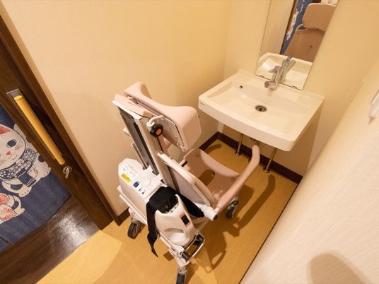 介護用リフト付き洗面所