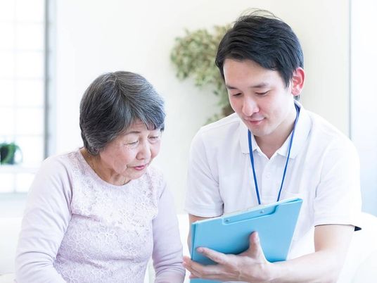 スタッフと利用者の対話の瞬間