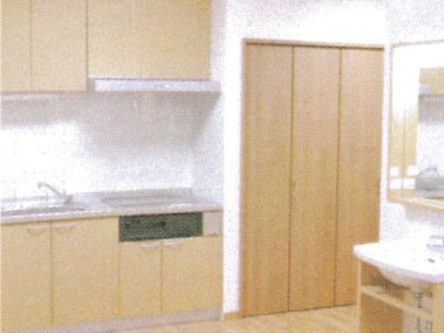 居室のキッチン設備 居室 居室に完備されたキッチンでの日常生活支援ができる、やりがいのある職場です。お料理が得意な方歓迎します。