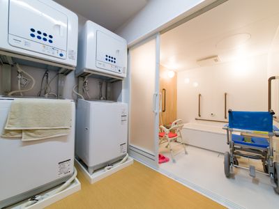 洗濯機と浴室の設備