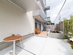 快適なテラスの様子