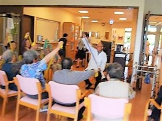 活動中の多目的室