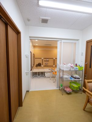 整備された明るい浴室