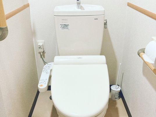 清潔なトイレ設備