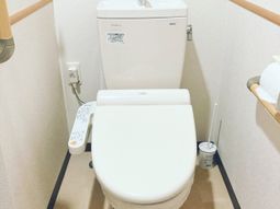 清潔なトイレ設備