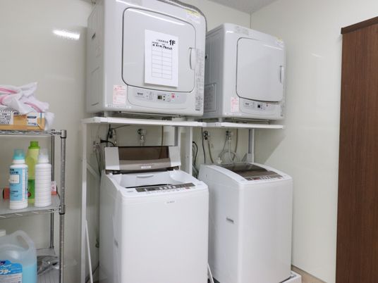 洗濯機が置かれた部屋