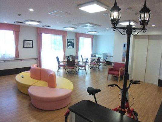 和やかな共有スペース