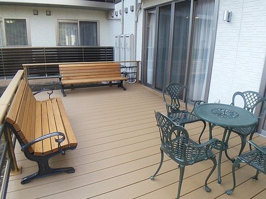 居心地の良いテラス