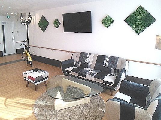 快適な共有リビングスペース