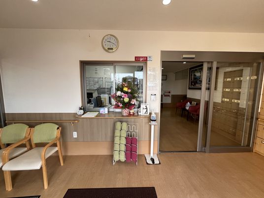 明るいエントランス