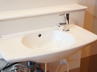清潔な洗面台