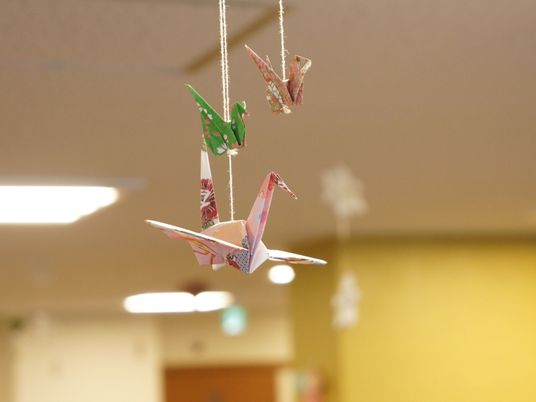 おりがみのモビール