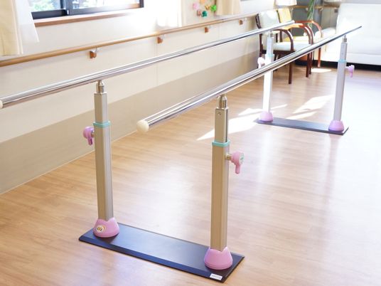 明るい機能訓練室