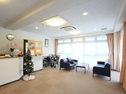 広々とした応接エリア
