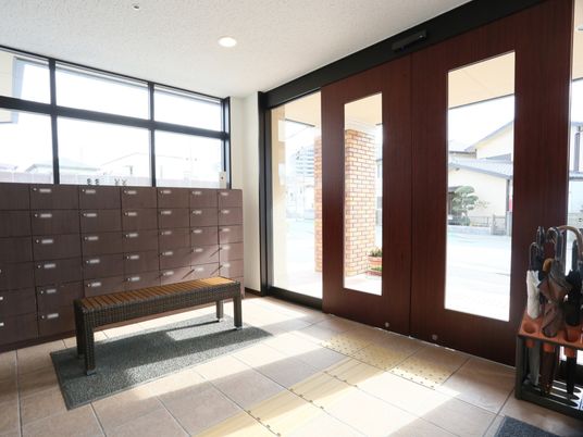 入口付近の快適空間