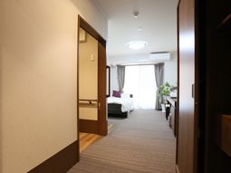 快適な居室の廊下