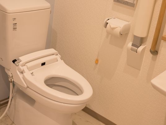 バリアフリー設計のトイレ