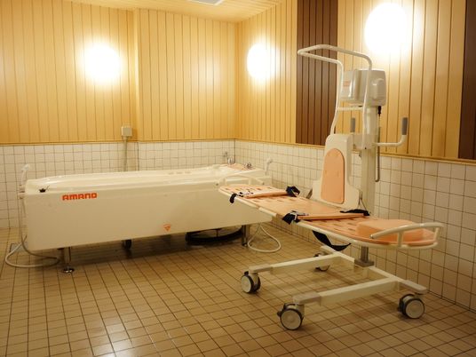 清潔感のある浴室設備