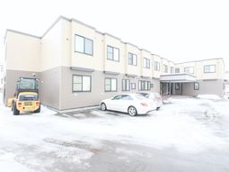 雪景色のある施設外観