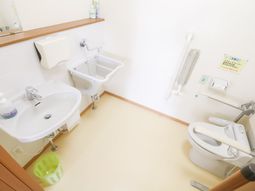 清潔なトイレの設備