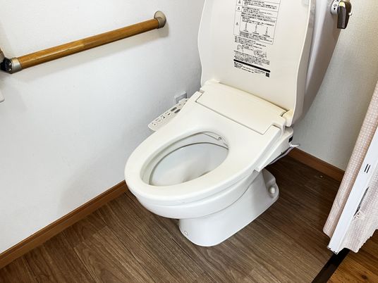 安全な設備のトイレ