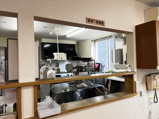 調理が見える食堂