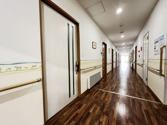 広々とした廊下