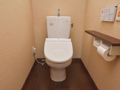 清潔なトイレ設備