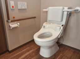清潔感あるトイレ設備