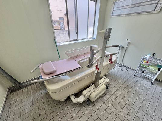 浴室の介護用浴槽  
