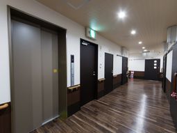 清潔感のある廊下の角度