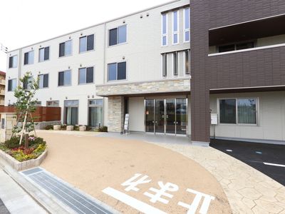 清潔感のあるエントランス