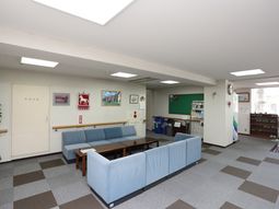 明るい共有スペース