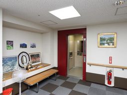 廊下の落ち着いた空間
