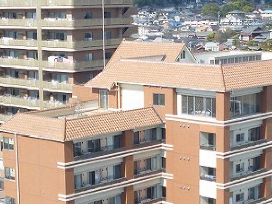 外観の集合住宅  